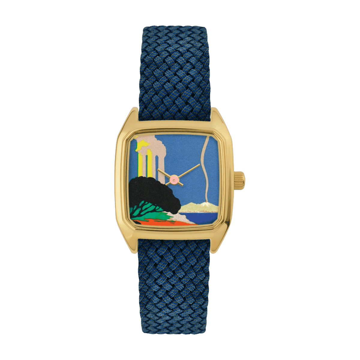 Montre en perlon cobalt 23 mm Olympe - Laps - The Cool Republic