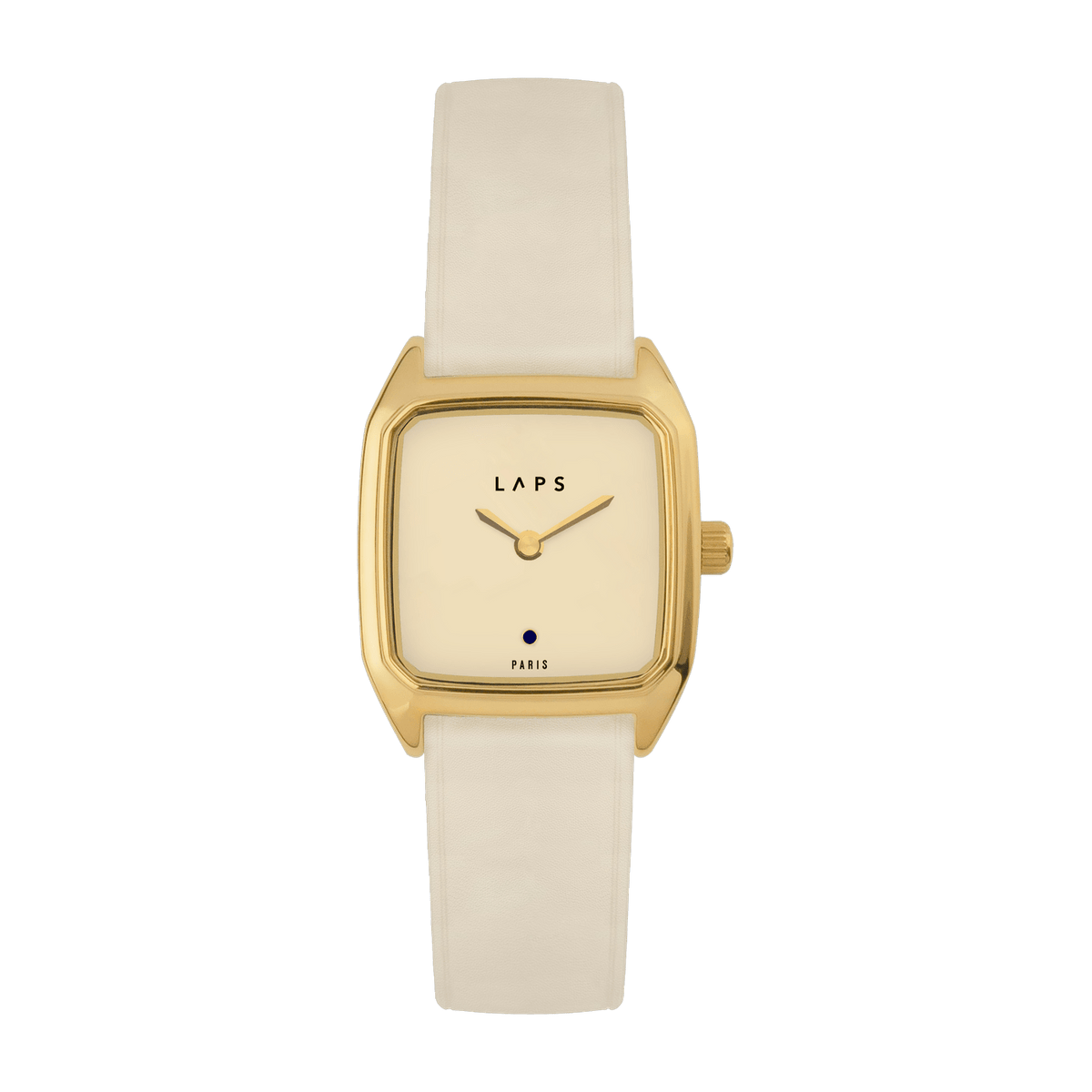 Montre ivoire en cuir et cadran doré Prima Oria - Laps - The Cool Republic