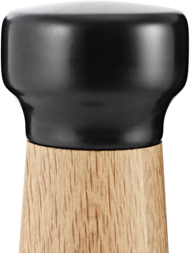 Moulin à poivre en chêne naturel et marbre noir 27 cm Craft Oak/noir - Normann Copenhagen - The Cool Republic