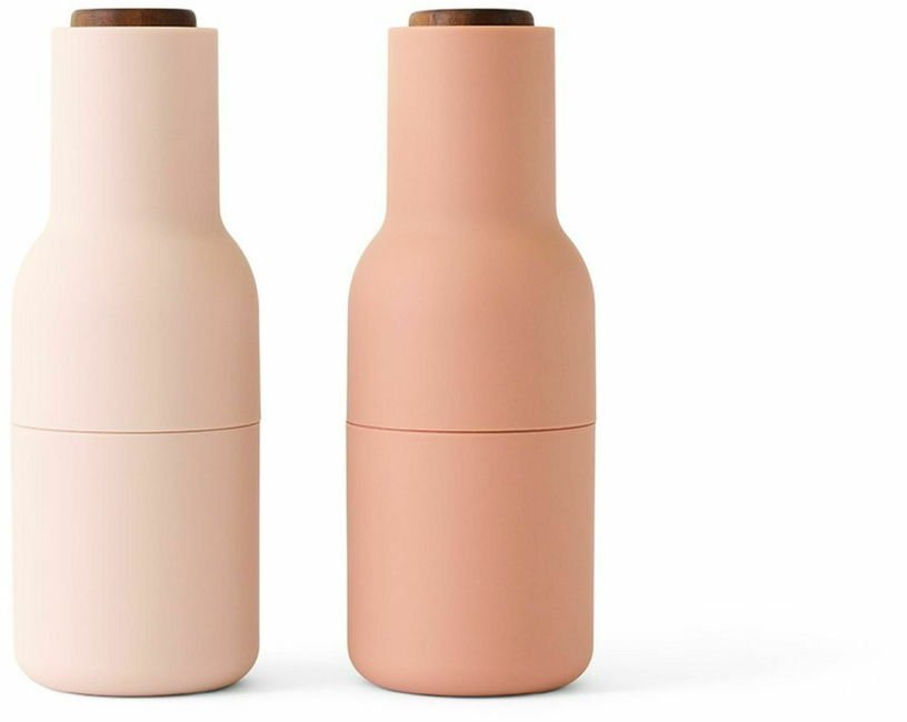 Moulin à sel et moulin à poivre nude et rose Bottle - Audo - The Cool Republic