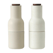 Moulin à sel et moulin à poivre sable et blanc Céramique Bottle Grinder - Audo - The Cool Republic