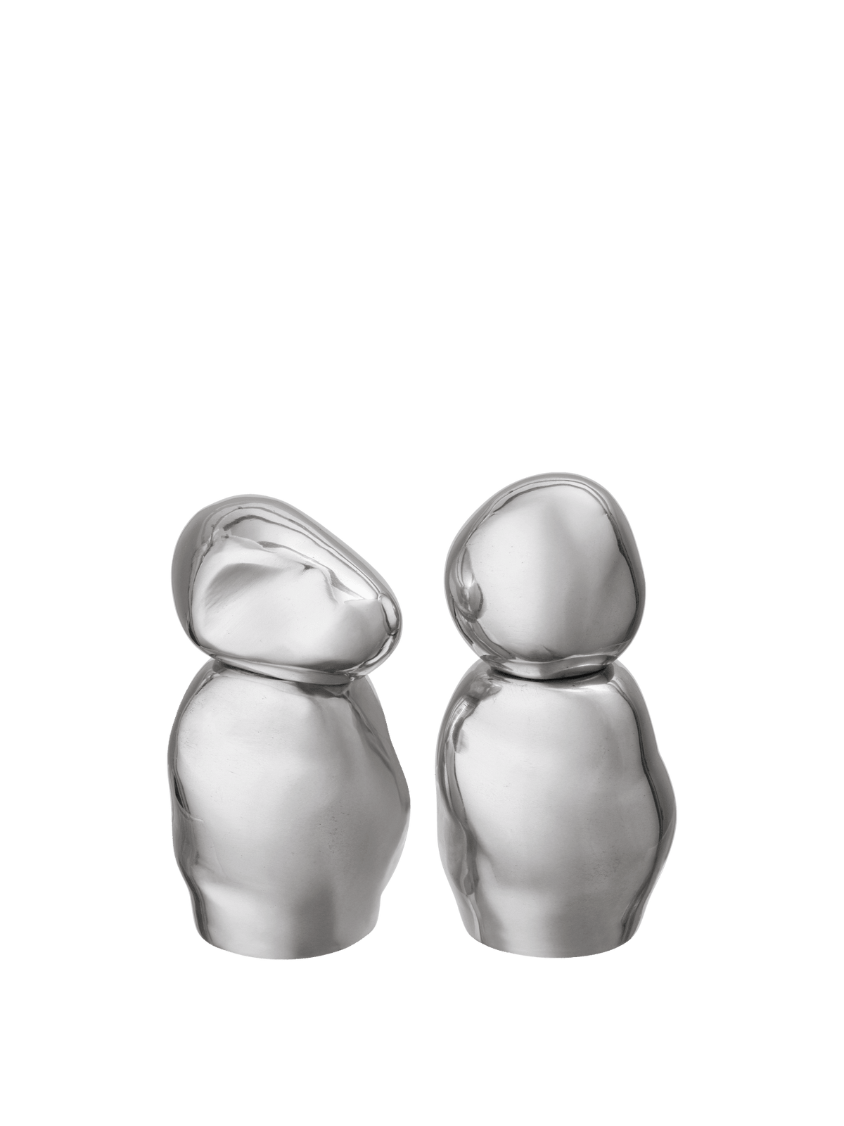 Moulins sel et poivre en aluminium miroir poli Orevo - Ferm Living - The Cool Republic