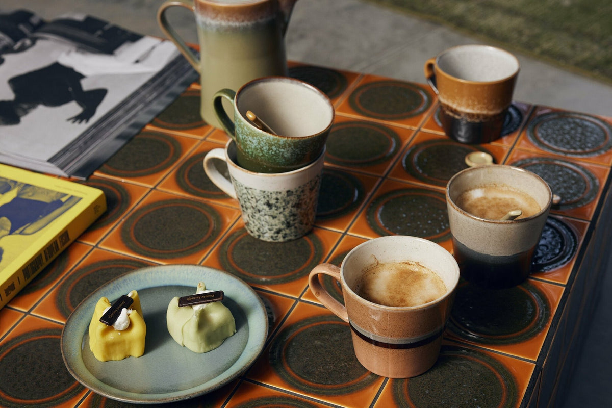 Mug cappuccino Hail en céramique Vaisselle 70's - HKliving - The Cool Republic