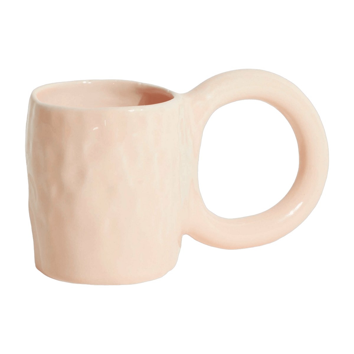 Mug en faïence bubble gum 9 cm Donut - Petite Friture - The Cool Republic