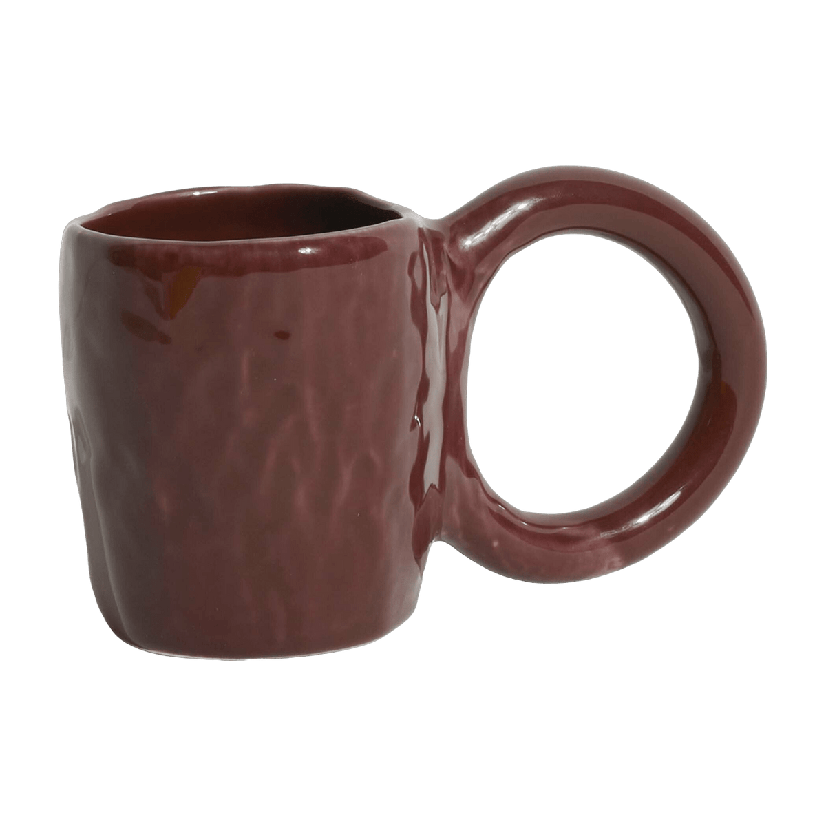 Mug en faïence griotte 9 cm Donut - Petite Friture - The Cool Republic
