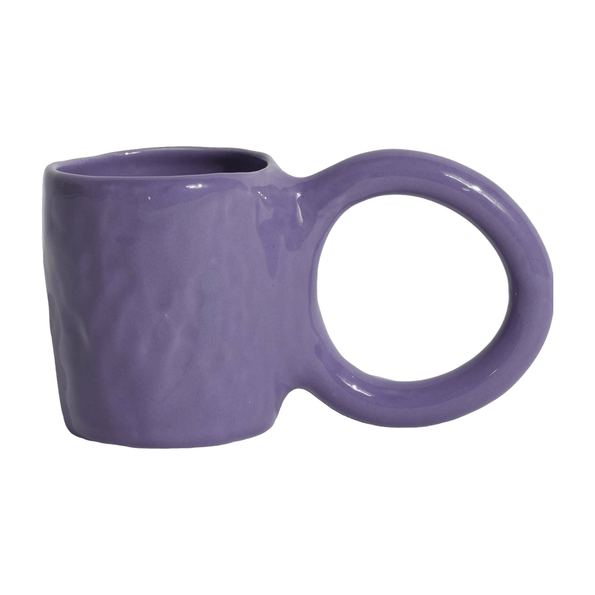 Mug en faïence myrtille 9 cm Donut - Petite Friture - The Cool Republic