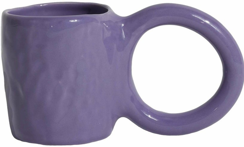 Mug en faïence myrtille 9 cm Donut - Petite Friture - The Cool Republic