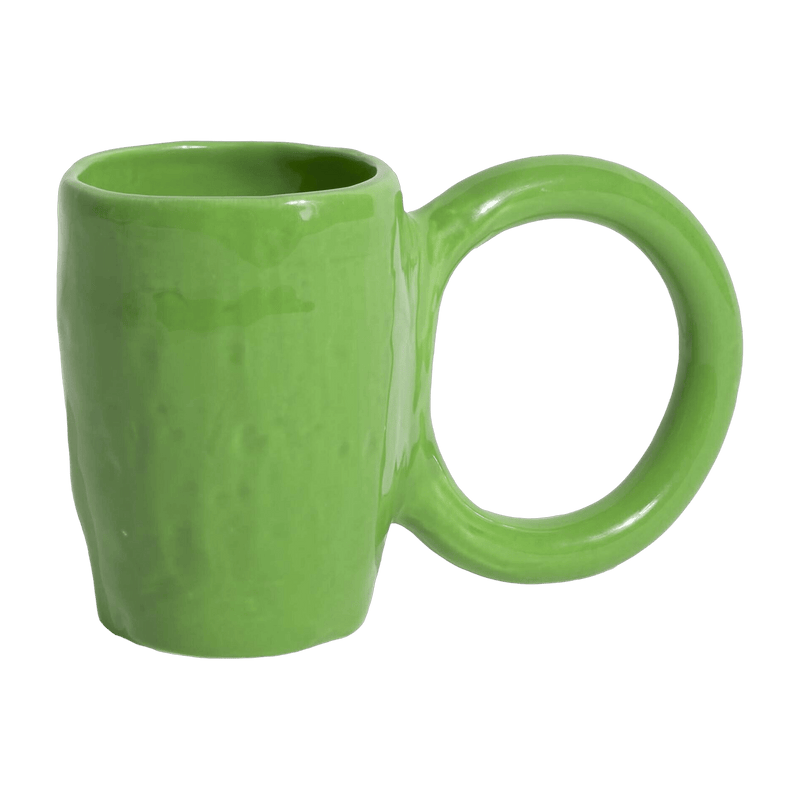 Mug en faïence pistache 12 cm Donut - Petite Friture - The Cool Republic