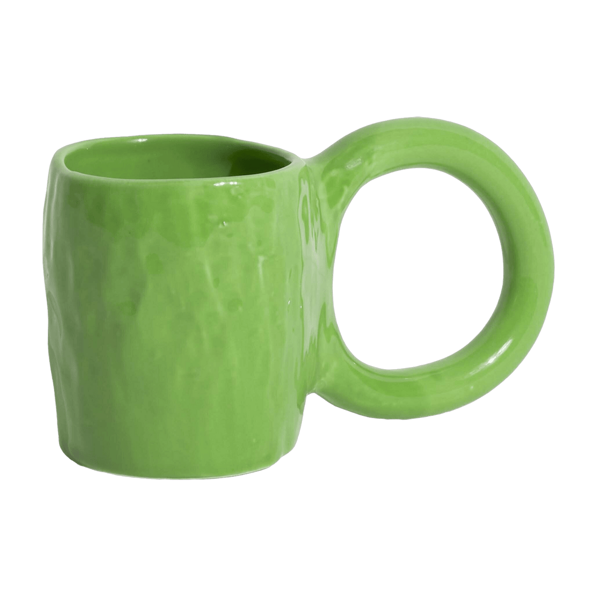 Mug en faïence pistache 9 cm Donut - Petite Friture - The Cool Republic