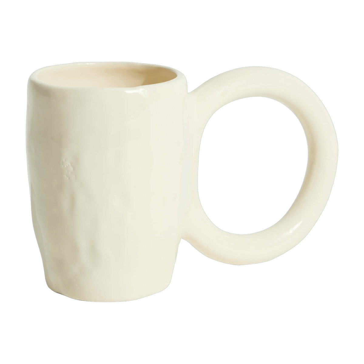Mug en faïence vanille 12 cm Donut - Petite Friture - The Cool Republic