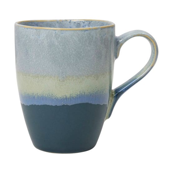 Mug en grès bleu 8x10cm Nordic Carnival - Broste Copenhagen