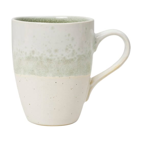 Mug en grès verte 8x10cm Nordic Carnival - Broste Copenhagen