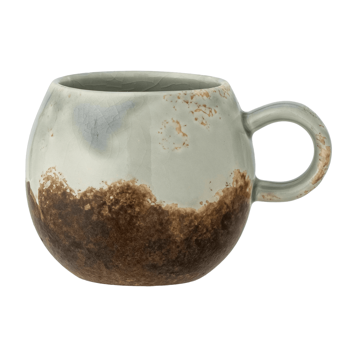 Mug en grès verte 9 x 8 cm Paula - Bloomingville - The Cool Republic