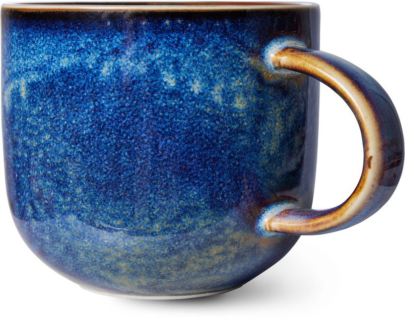 Mug en porcelaine bleu Rustic - HKliving - The Cool Republic