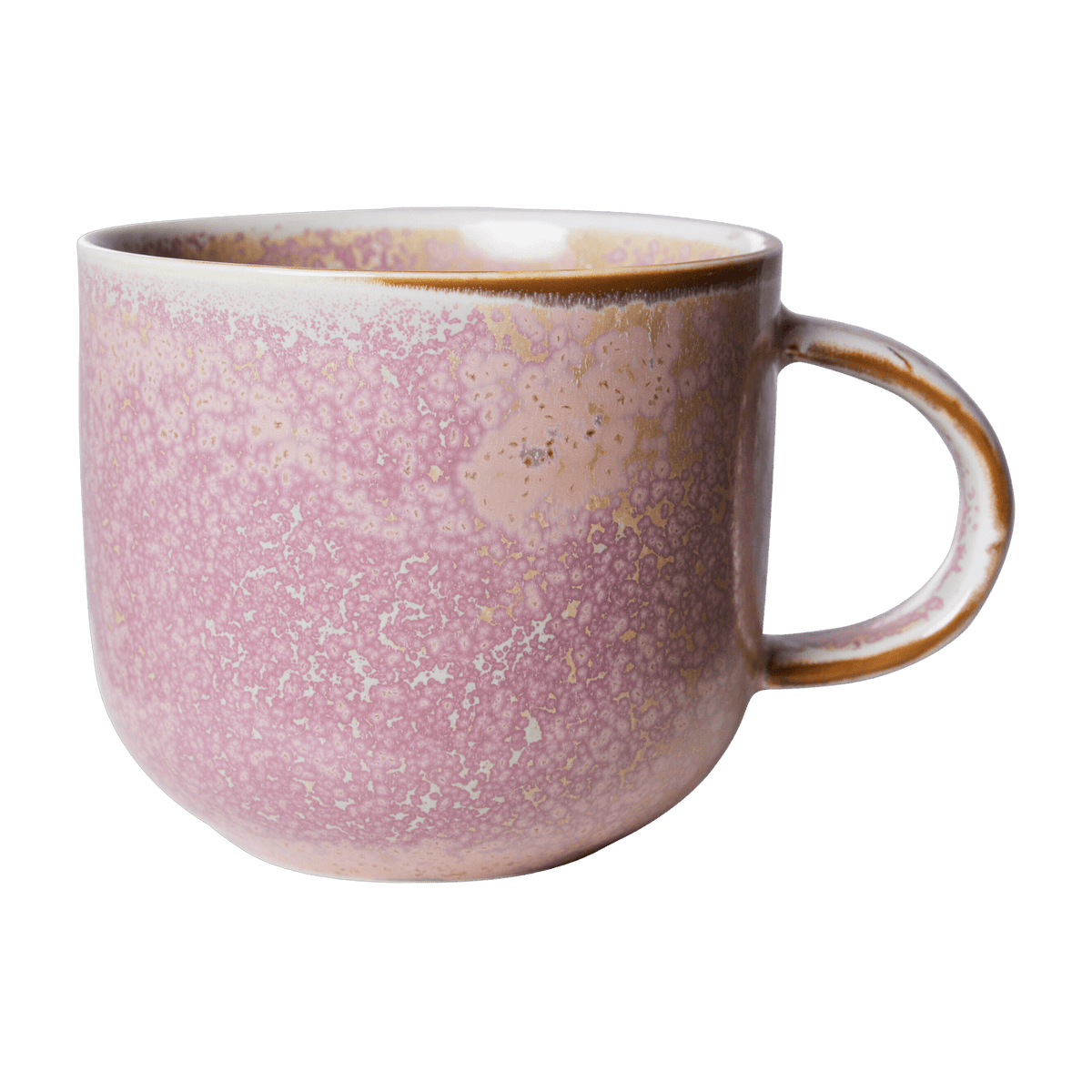 Mug en porcelaine rose Rustic - HKliving - The Cool Republic