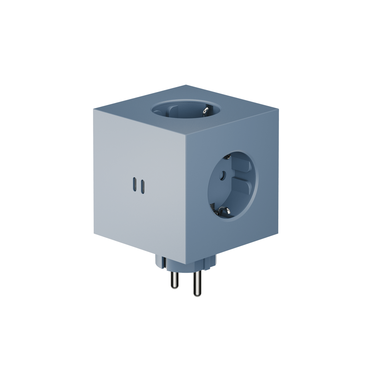 Multiprise murale USB-C 30W bleu Square 2 - Avolt - The Cool Republic