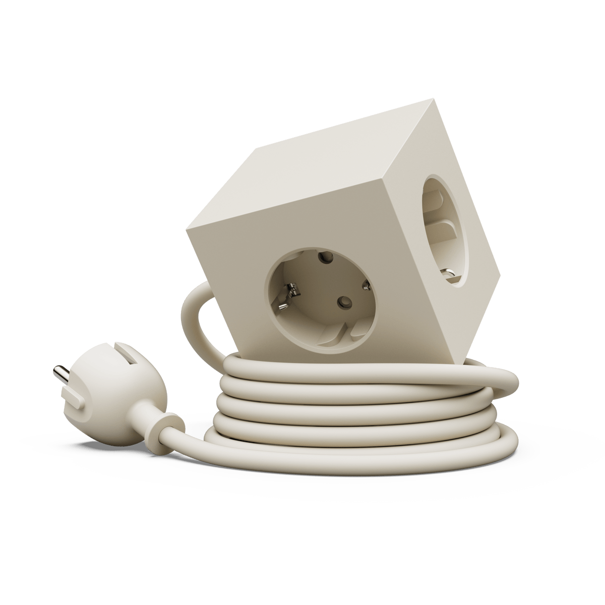 Multiprise USB-C 30W 1.8m beige Square 1 - Avolt - The Cool Republic