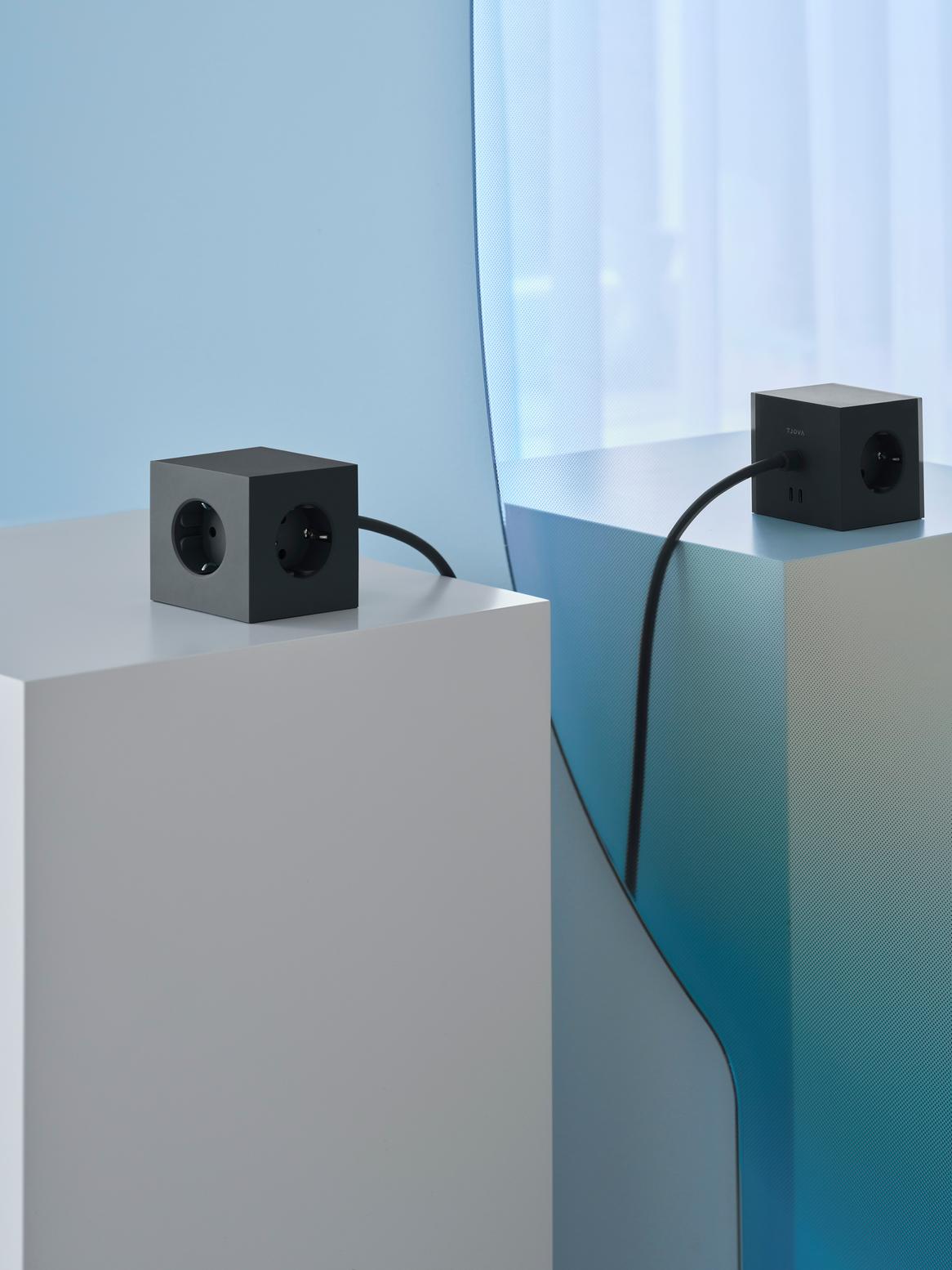 Multiprise USB-C 30W 1.8m noir Square 1 - Avolt - The Cool Republic