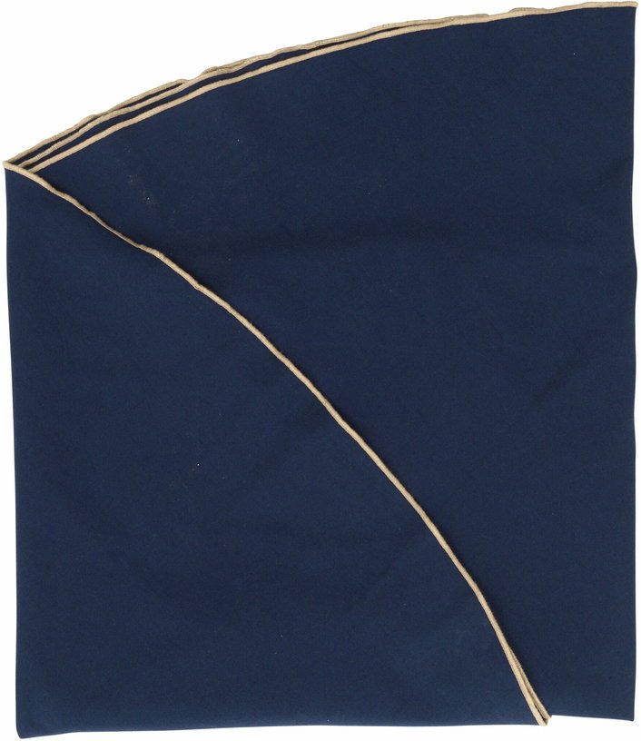 Nappe en coton bleue marine Wilhemina - Broste Copenhagen - The Cool Republic