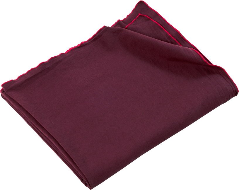 Nappe en coton lavé bordeaux 170 x 300 cm - The Cool Republic - The Cool Republic