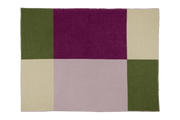 Coperta in lana viola, lilla, verde 200x150cm Hilu - Noo. ma