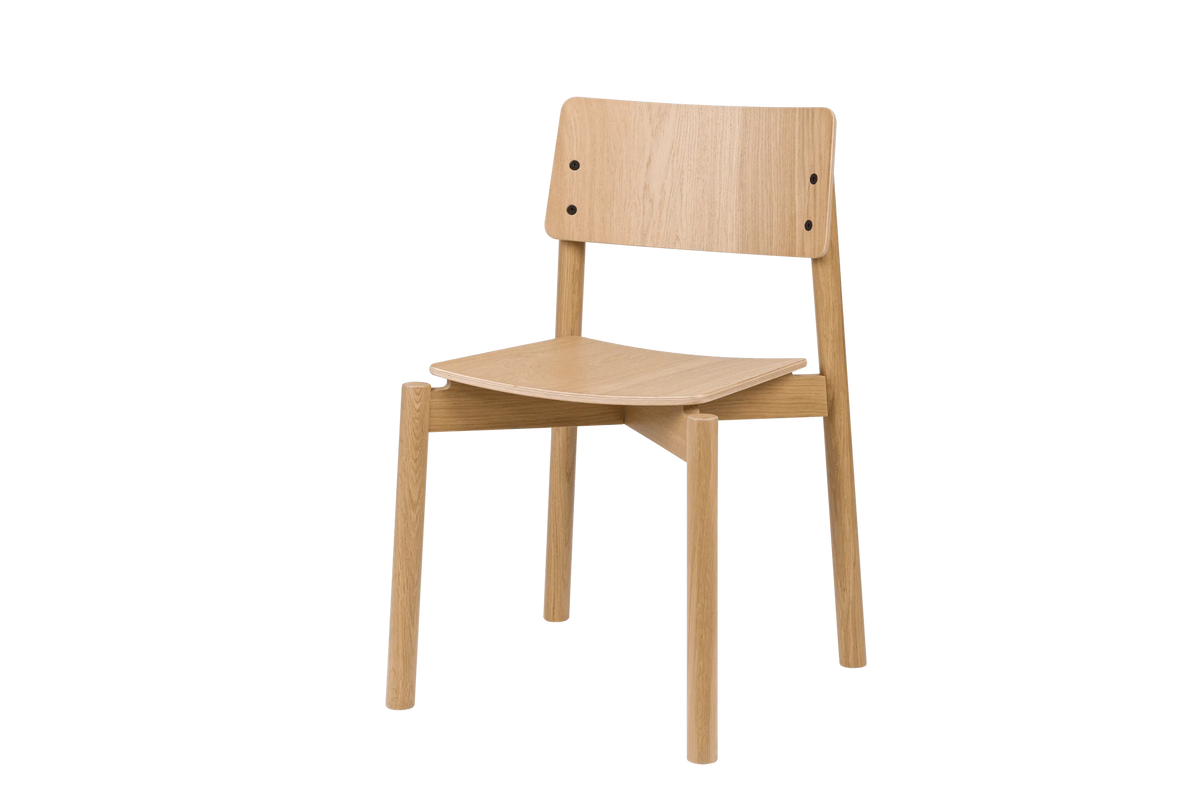 Chaise en bois de chêne Wem - noo.ma