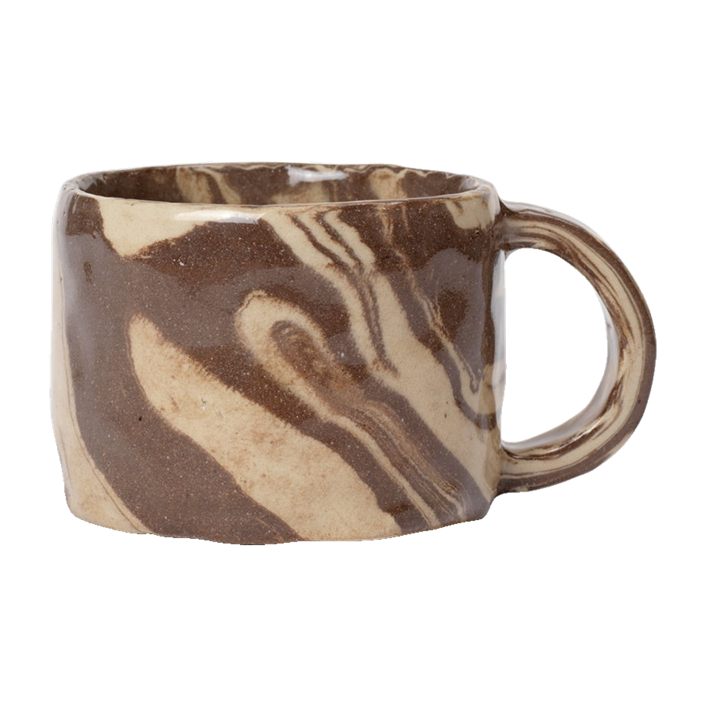 Ryu sandstone marbled mug 11x6. 3cm - Ferm living