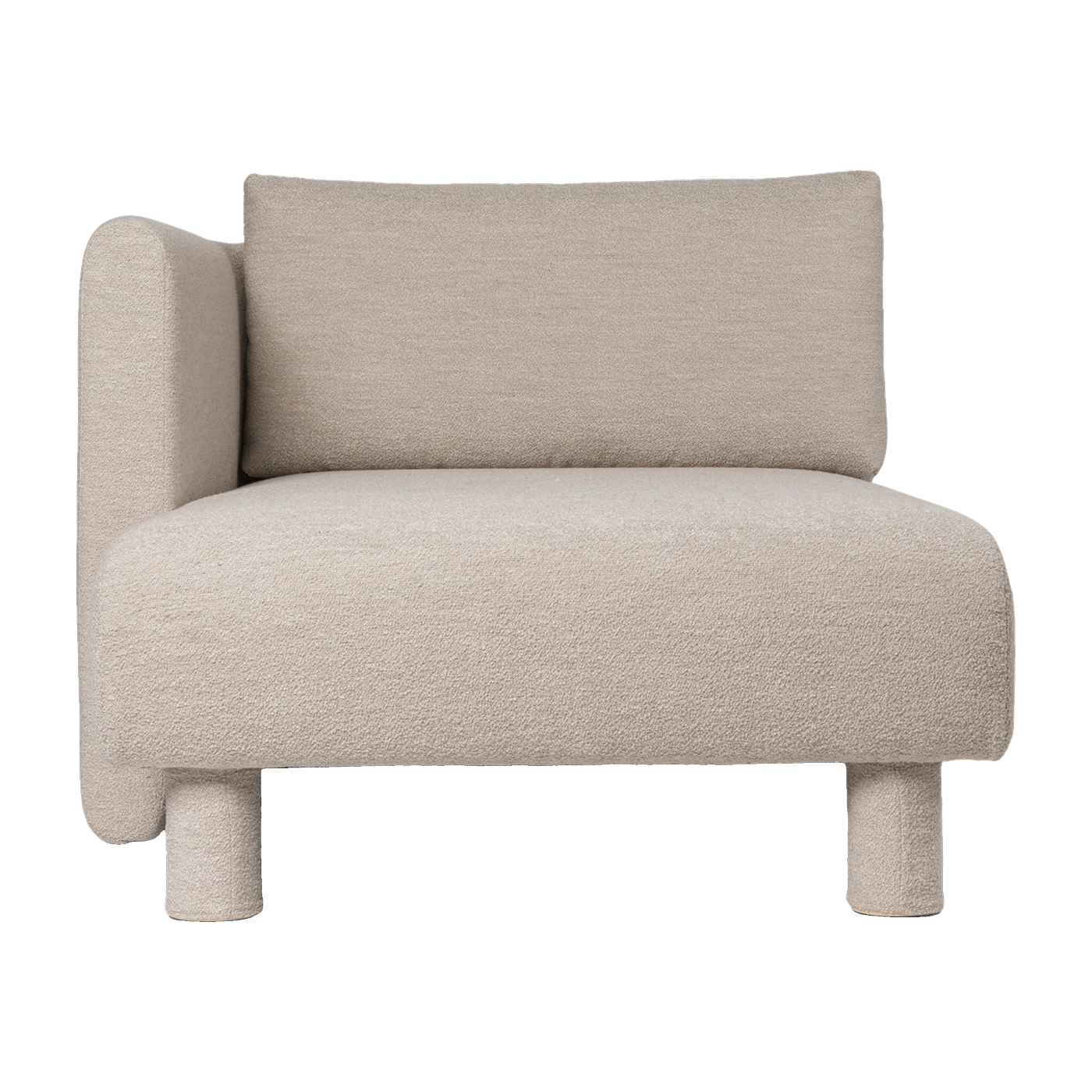 الجزء الطويل المعياري الأيسر بنسيج الحلقات البيج Dase - Ferm living