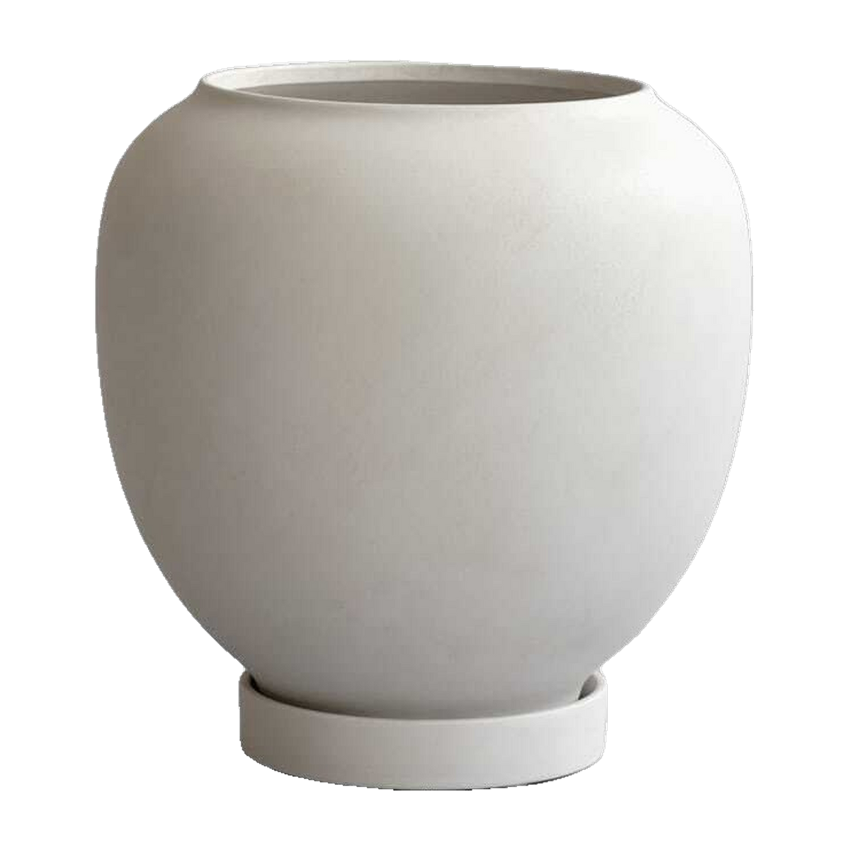 Maceta de fibra blanca 32x34cm - 101 Copenhagen