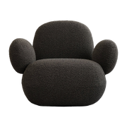 Toe Armchair, Flat - Deep Taupe (A2635)