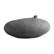 Submarine Vase, Fat - Grigio scuro