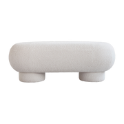 Banc en bouclettes blanches Big Foot - 101 Copenhagen