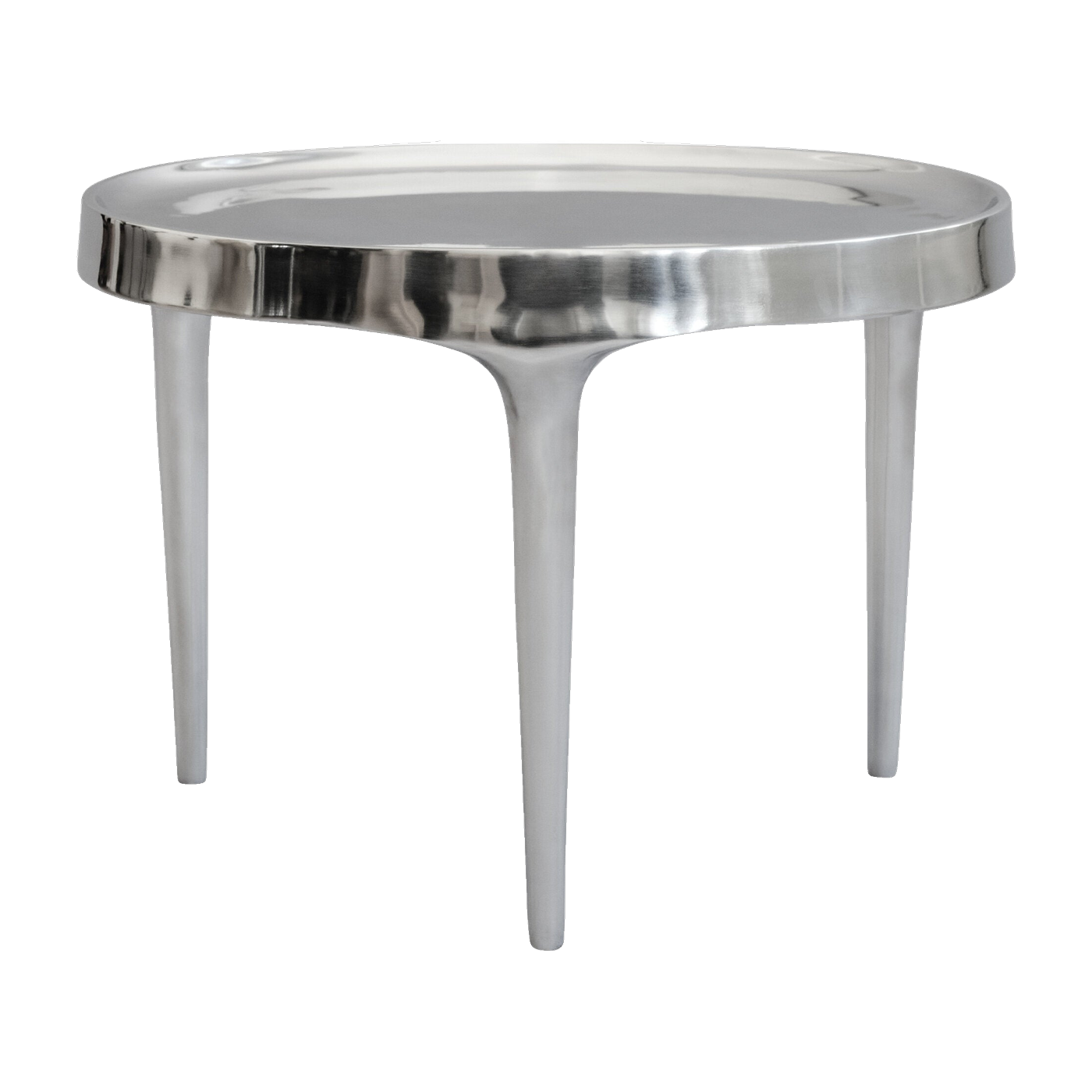 Table basse en fonte d'aluminium chrome 50x35cm Phantom - 101 Copenhagen
