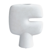 Vase en céramique blanche Tribal - 101 Copenhagen