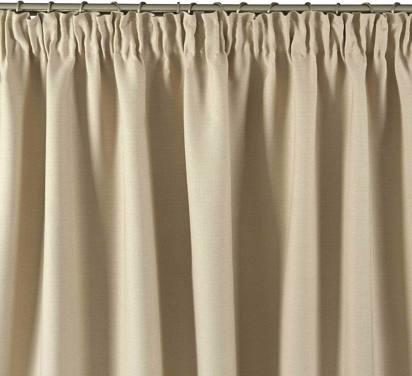 Occultant À Galon Fronceur Lina Beige Clair 280 x 350 cm - Madura - The Cool Republic