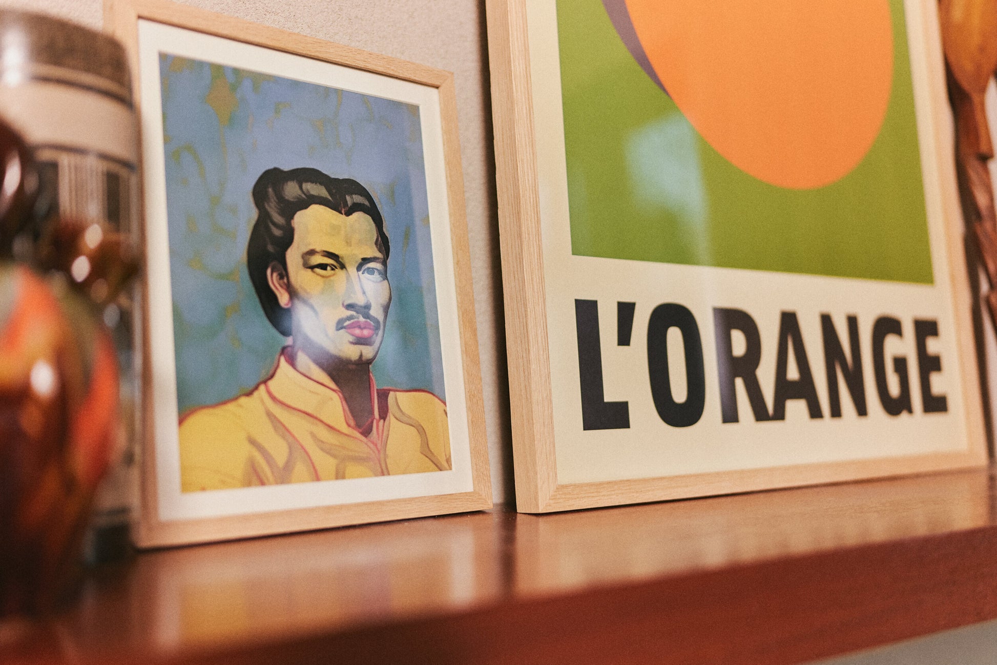 Œuvre d'art encadrée L'orange - HKLIVING