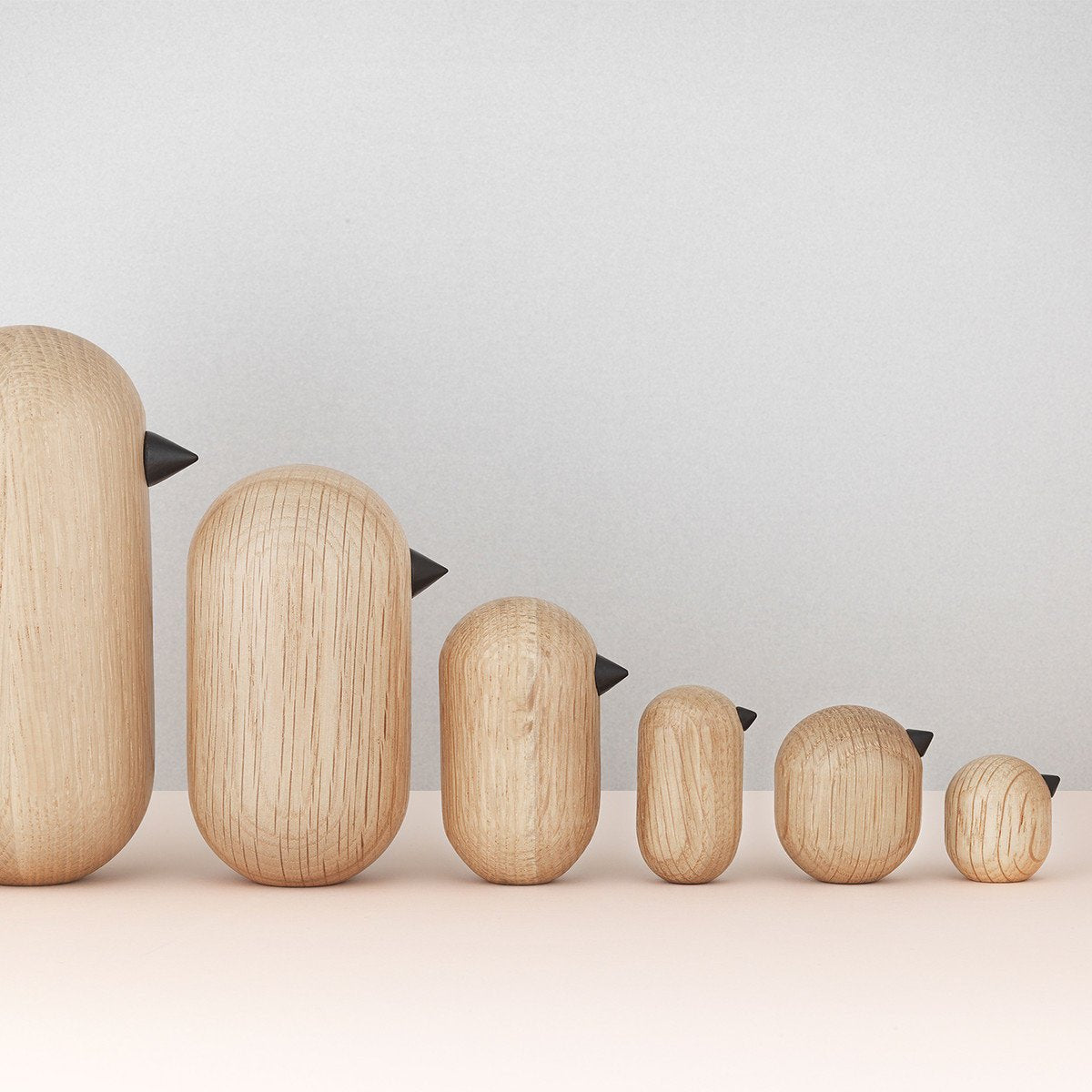 Oiseau en bois 10 cm Little Bird Oak - Normann Copenhagen - The Cool Republic
