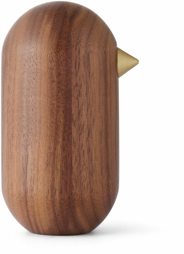 Oiseau en bois 10 cm noyer Little Bird Walnut - Normann Copenhagen - The Cool Republic