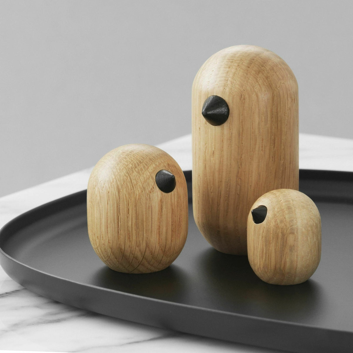 Oiseau en bois 3 cm Rose Little Bird Light Pink - Normann Copenhagen - The Cool Republic