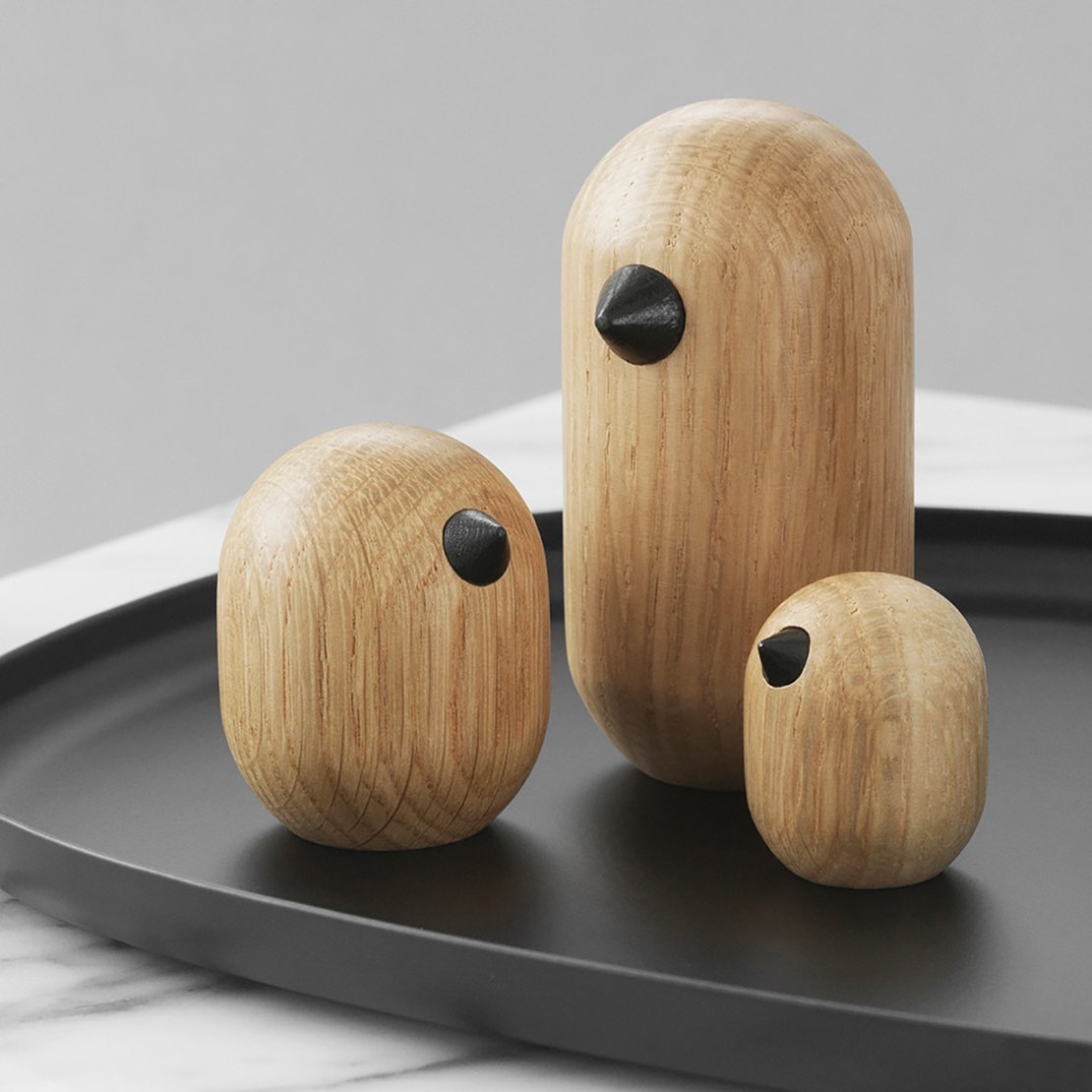 Oiseau en bois 4,5 cm Little Bird Oak - Normann Copenhagen - The Cool Republic