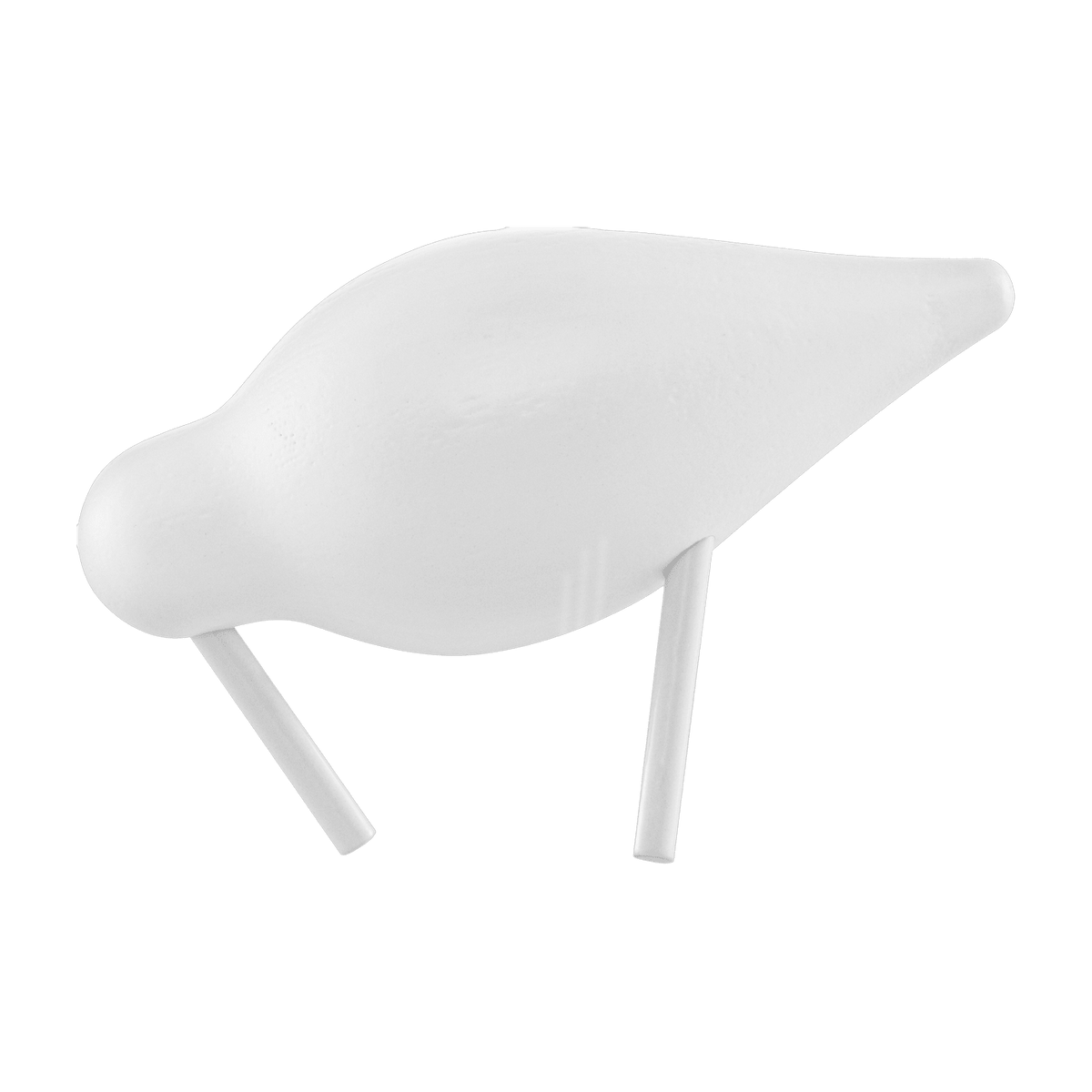 Oiseau en chêne blanc et pieds en acier blancs S Shorebird blanc / blanc - Normann Copenhagen - The Cool Republic
