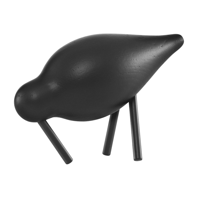 Black oak bird and black steel legs S Shorebird - Normann Copenhagen - The Cool Republic