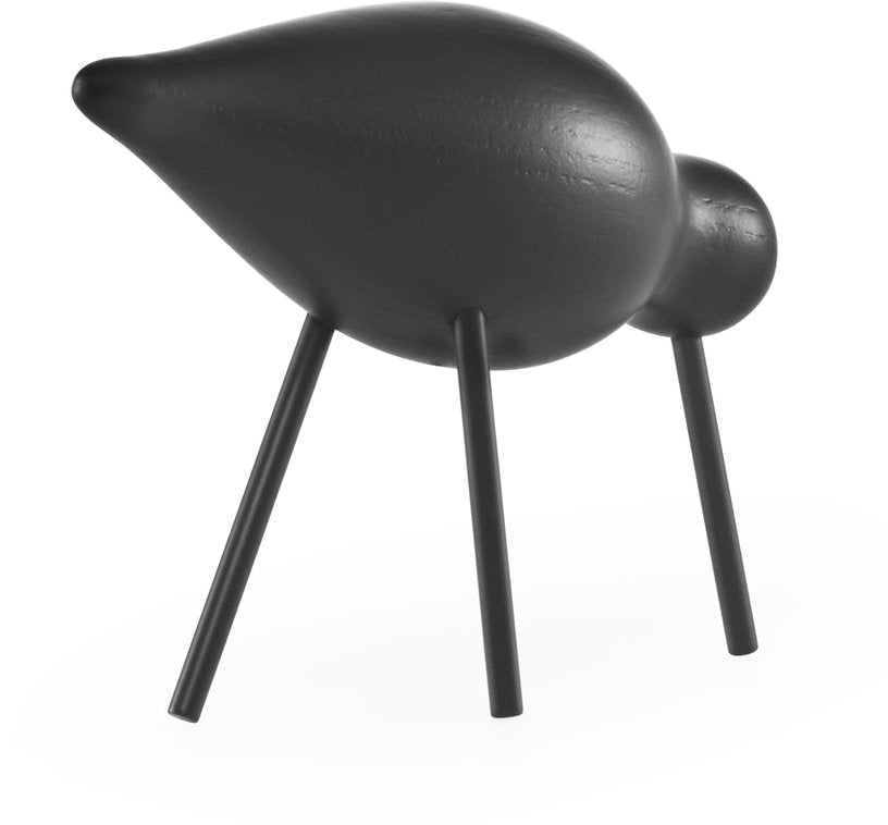 Oiseau en chêne noir et pieds en acier noirs M Shorebird noir/noir - Normann Copenhagen - The Cool Republic