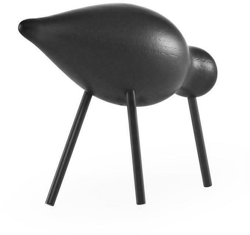 Oiseau en chêne noir et pieds en acier noirs M Shorebird noir/noir - Normann Copenhagen - The Cool Republic