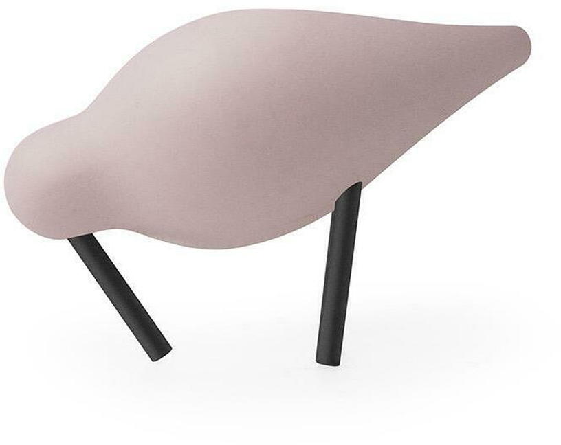 Oiseau en chêne rose et pieds en acier noirs S Shorebird Rose - Normann Copenhagen - The Cool Republic