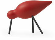 Oiseau en chêne rouge et pieds en acier noirs M Shorebird rouge - Normann Copenhagen - The Cool Republic
