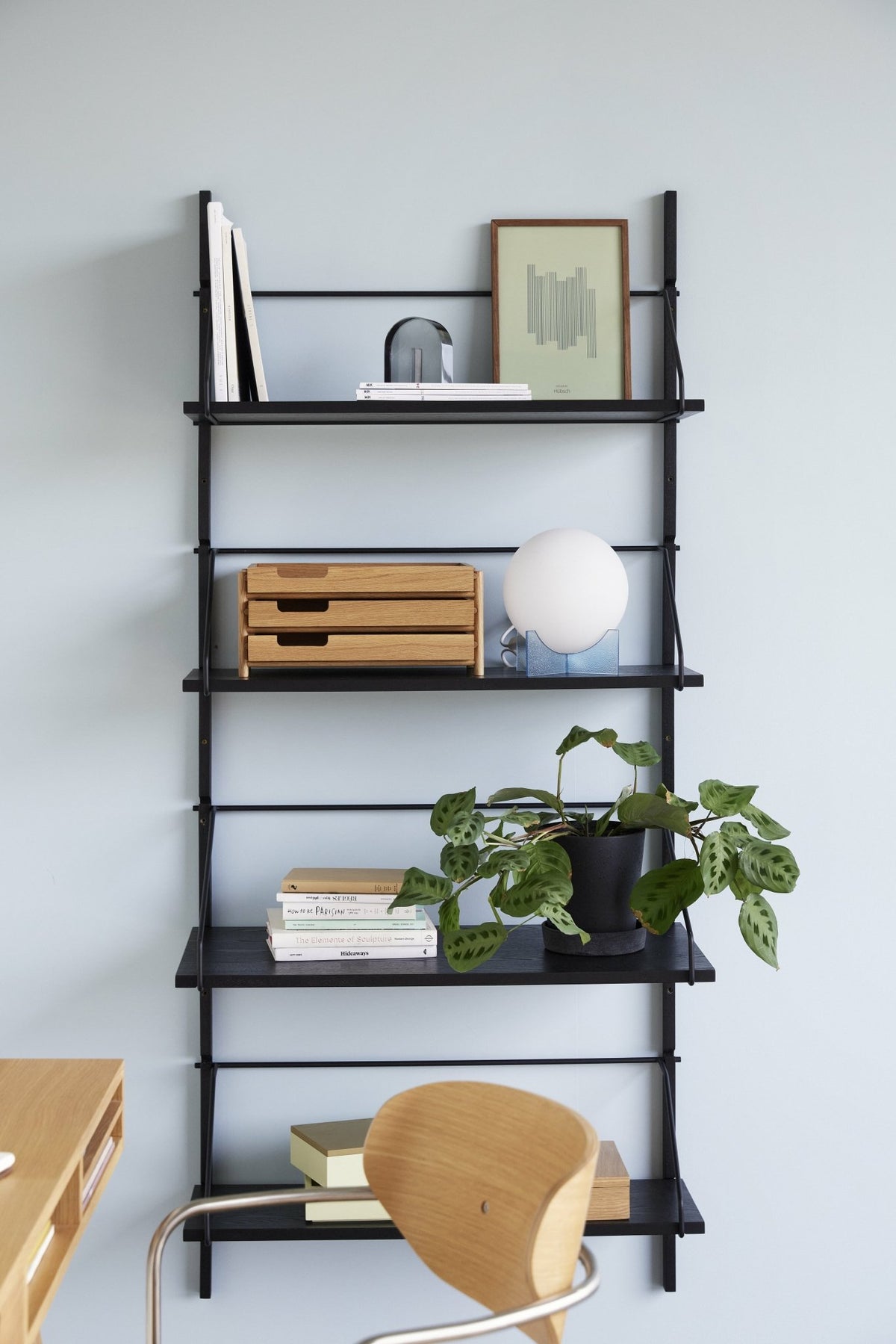 Organisateur de bureau en chêne - Hübsch - The Cool Republic
