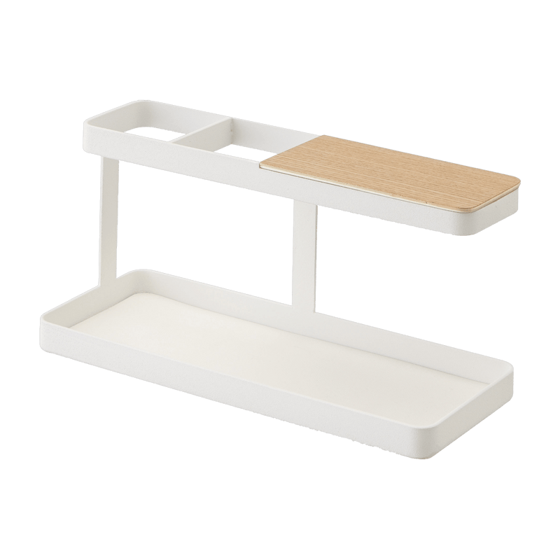 Organisateur de bureau en métal blanc - Yamazaki - The Cool Republic