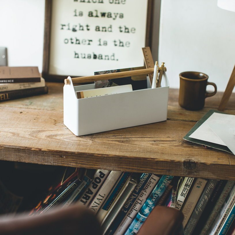 Organiseur de bureau blanc - Yamazaki - The Cool Republic