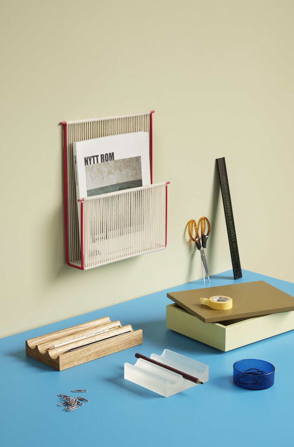 Organiseur de bureau Wave - Hübsch - The Cool Republic
